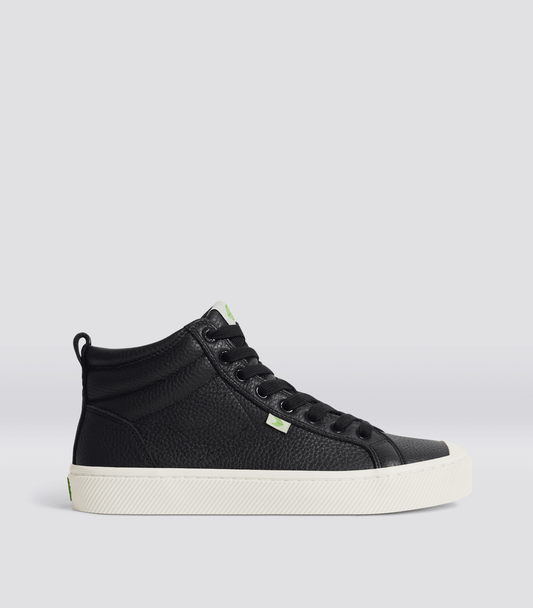 OCA Therma High Black Premium Leather Sneaker